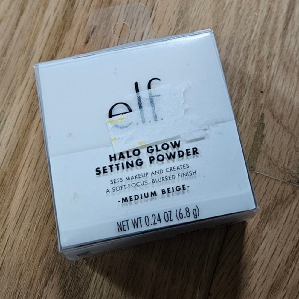 ELF Halo Glow Setting Powder Medium Beige